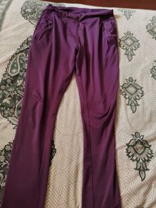 Purple Athleisure Pants
