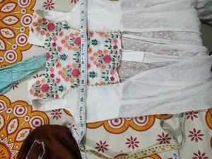 Girl's Festive Embroidered Sharara