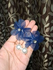 Floral Pearl Earrings