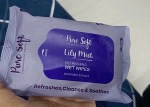 2 Packets Pure Soft Wet Wipes