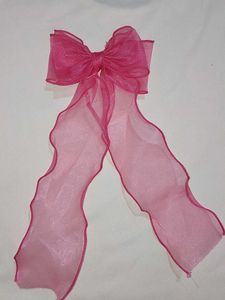 Pink Bow Hair Accessory