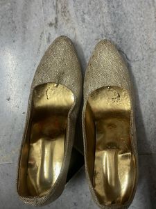 Golden Sparkle Heels