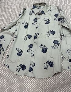 Floral Print Button-Down Shirt