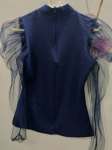 High Neck Ballon Top
