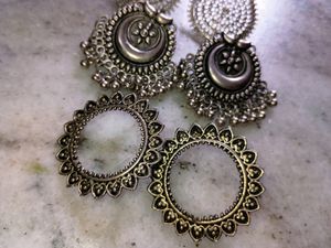 Silver Earrings Combo 💕