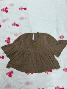 Women Green Top