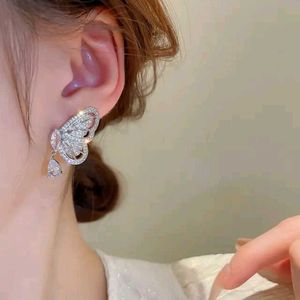 Diamond Butterfly Earrings