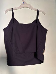 Rose Embroidered Cami Top