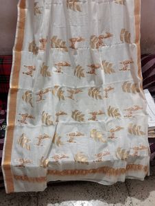 Hand Painted Handloom Saree