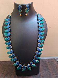 Handcrafted Terracotta Peacock Haram