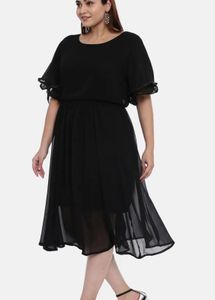 Beautiful black dress - 4XL