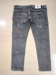 Stylish Grey Denim Jeans