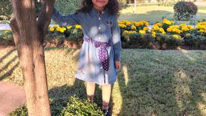 Denim Frock Without Belt