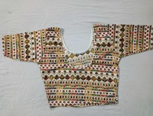 Vintage Patterned Blouse