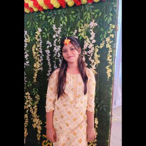 Floral Print Kurta Set For Women