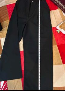 Urbanic Black Wide Leg Trousers
