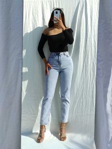Trendyol Blue Mom Denim Jean