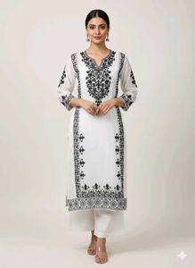 Elegant  Embroidered Kurta pant dress material