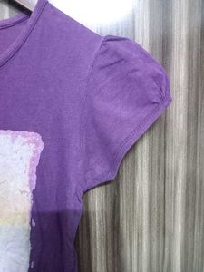 Purple Graphic Tee