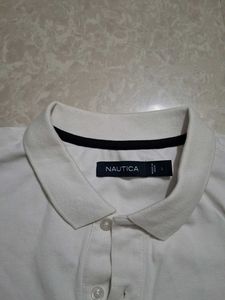 Nautica White Polo T-Shirt
