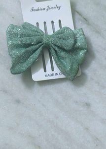 Sparkly Bow Hair Clip