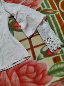 Beige Colour New Peplum Type