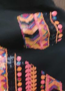 Funky Patterned Mini Skirt