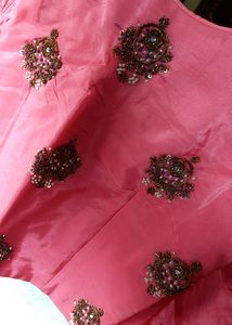 Pink Silk Work Lehanga