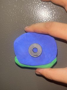 Clay Flower Magnet