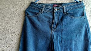 Light Wash Wide Leg Jeans