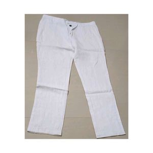 White Casual Pants