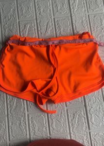 Neon Orange swimwear Shorts -top free