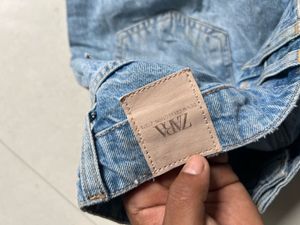 Zara Light Wash Denim Jeans