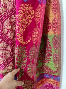 Woolen Shawl/ Stole With Stone Work