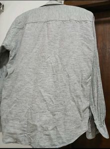 Van Heusen Grey Long Sleeve Button-Down Shirt