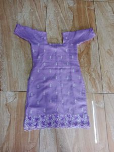 Thread Work Churidar With Long Dupatta