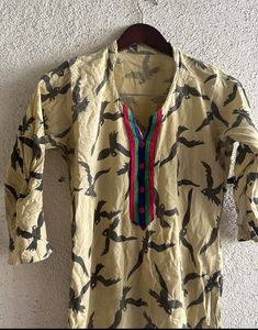 Beautiful Kurti Set With Red Semi Patiala Salwaa