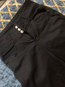 26 28 Kraus Jeans Black High Waist Jean