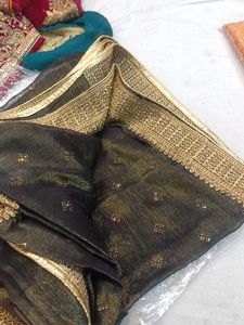 Elegant Embroidered Saree
