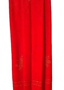 Red Stole with Swarovski Work