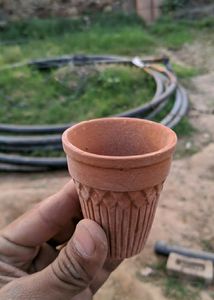 Kulad Of Two Different Design Use For Special Chai