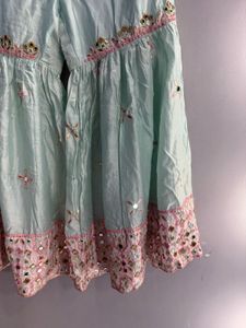 2 Piece Set Of Mirror Work Suit