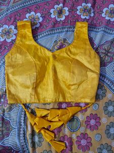 Mustard Yellow Sleeveless Blouse