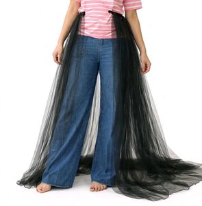 Black Tulle Maxi Skirt