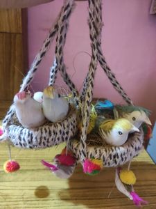 Multicolored Bird Wall Decor