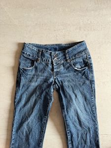 vintage low rise denims retro