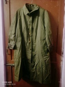 Olive Green Trench Coat