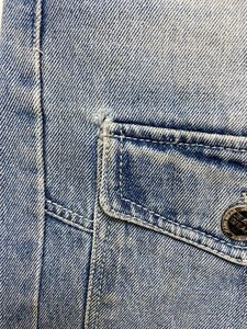 BEING HUMAN LIGHT BLUE WIDE LEG DENIM  JEANS