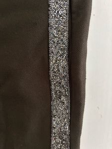 Brown Pants with Silver Stripe