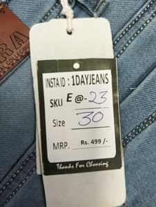 E@23 Size-30 (Sale) Latest Ladies high waist Jeans